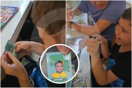 Video | Así fue la emoción de un niño al ver que salió en un sobre del Mundial 2026: la reacción es viral