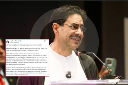 Cepeda reitera su rechazo por “presiones al electorado” de ilegales, pero no asume responsabilidad por las denuncias