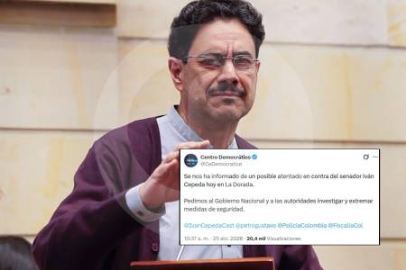 Centro Democrático advierte posible atentado contra Iván Cepeda y pide reforzar su seguridad