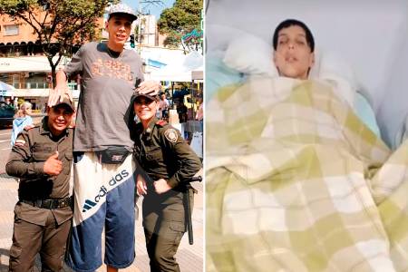 Al hombre más alto de Colombia lo operaron después de suplicar