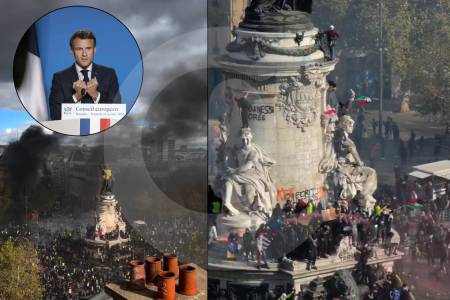 “Van a pagar”: Macron responsabiliza a la extrema izquierda por los disturbios en Francia