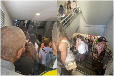 Atento | Congestión en el C.C. San Diego por cambio de lugar de las mesas de votación: las pusieron en el piso 11