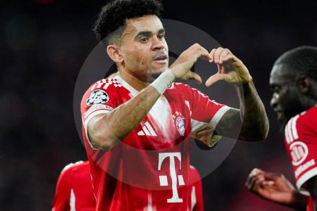 Olvidada la expulsión: Bayern Múnich celebró el récord de Luis Díaz en Champions League: “un colombiano para la historia”