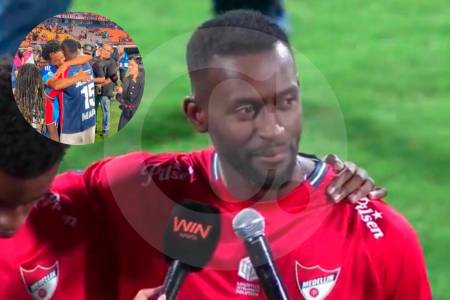 “No saben lo feliz que estoy”: Jackson Martínez durante su presentación con el DIM en el Atanasio
