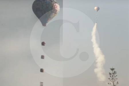 ¡Qué miedo! Globos con pólvora, lanzados desde Itagüí, generaron alarma en el Valle de Aburrá