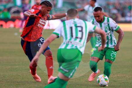 En vivo | Atlético Nacional (0)- DIM (0), mejoró el juego en el segundo tiempo, Aguerre salvador en el Atanasio Girardot