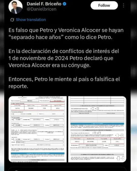¿Por qué Alcocer vive del Estado si Petro dice que están “separados”?