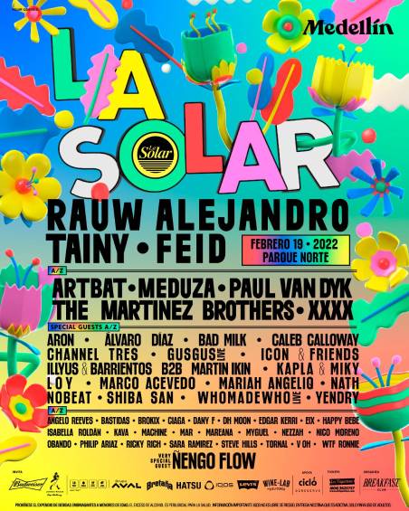 Póster oficial de La Solar 2022. IMAGEN CORTESÍA.