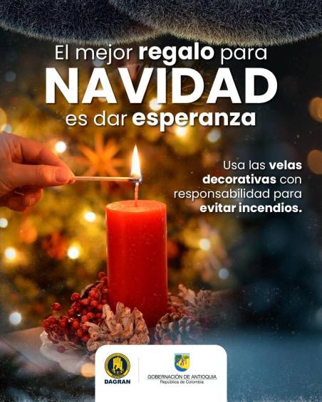 Esta es una de las fotografías que hacen parte de las campañas de la Gobernación para mitigar los incendios este diciembre. FOTO: Cortesía Gobernación de Antioquia