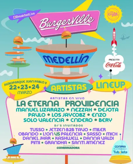 Estos son los artistas que participarán en el festival.