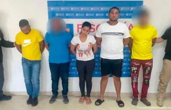 Los tres condenados en segunda instancia por el Tribunal Superior de Valledupar. FOTO: Cortesía Fiscalía