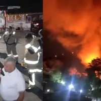 Las autoridades no han confirmado si hubo personas lesionadas ni las causas que originaron ambos incendios, sin embargo, se adelantan las respectivas verificaciones para esclarecer lo ocurrido y si tendría relación con globos de mecha. FOTO: Redes sociales y Alcaldía de Bello