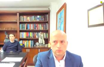 Juan David Palacio (atrás) es reconocido como ficha de Daniel y Miguel Quintero en el Área Metropolitana en el periodo 2020-2023. FOTO: JUAN ANTONIO SÁNCHEZ