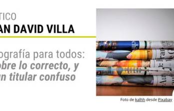 Sobre lo correcto, y un titular confuso