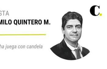 Centro derecha juega con candela