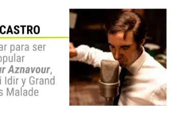 Trabajar para ser popular: Monsieur Aznavour, de Mehdi Idir y Grand Corps Malade