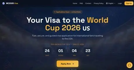 Sitio que promete asesoría y en algunos casos incluso una supuesta visa para el Mundial.