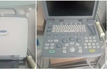 Este fue el equipo hurtado en el Hospital de La Estrella. FOTO: Cortesía.