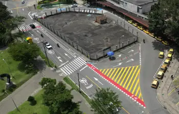 Así quedó el sector tras la intervención hecha por la Secretaría de Movilidad. FOTO: Cortesía