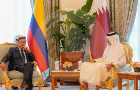 Petro propone al emir de Catar mediar en el conflicto con Trump
