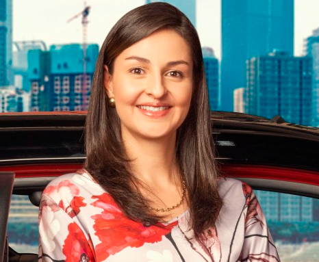 Ángela López ingresó a Mazda Colombia en 2004 como practicante del área de mercadeo y ahora dirige la compañía. FOTO: LINKEDIN