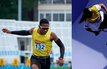 Ronal y Queen en las disciplinas de atletismo y BMX freestyle son las promesas de Colombia en los panamericanos. Fotos: @IDRD y GETTY