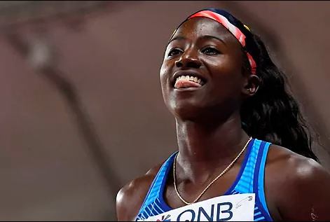 Tori Bowie fue campeona mundial de 100 metros en Londres-2017. FOTO AFP