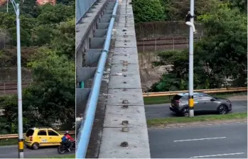 El hombre presumió su hazaña en redes sociales y dijo que fue una maniobra planificada. IMAGEN TOMADA DEL VIDEO