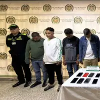 Estas son las 14 personas que estarían dedicadas al vandalismo de las redes de comunicaciones de Claro en distintos municipios de Antioquia. FOTO: Cortesía