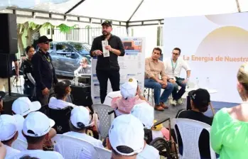 El ministro Edwin Palma reveló que el equipo de empalme pidió frenar la ampliación de Colombia Solar. FOTO: Ministerio de Minas y Energía