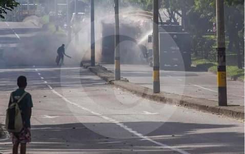 Por disturbios, evacúan el campus de la Universidad de Antioquia