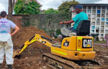 La misión tuvo complejidades debido a las condiciones climáticas y a la manera como estaban dispuestos los cuerpos. FOTO: UBPD 