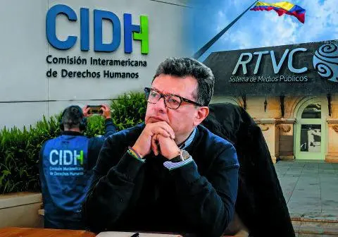 La CIDH advierte sobre estigmatización desde el poder, presiones en medios públicos y riesgos para periodistas en regiones con presencia de grupos armados. FOTO: PRESIDENCIA Y EL COLOMBIANO.