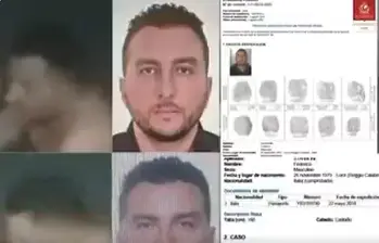 Narco italiano capturado en Cali. IMAGEN: CORTESÍA POLICÍA
