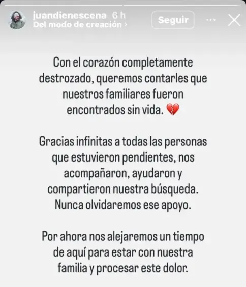 “Con el corazón completamente destrozado”: confirman que Violeta y su abuela fueron halladas sin vida en Cali tras el terremoto