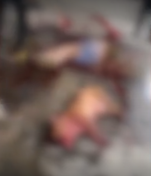 Perros pitbulls atacaron a un hombre en Bogotá. Foto: captura de video