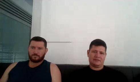 Dos de los implicados en la captura. FOTO: CORTESÍA FISCALÍA.