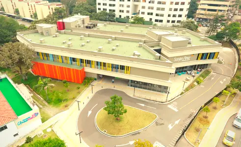 El hospital tiene su sede en el barrio Manila, de El Poblado y se convirtió en un referente en tratamiento de la desnutrición infantil. FOTO: REDES