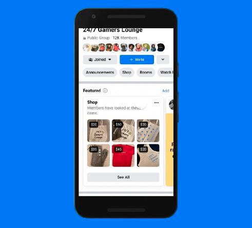 Facebook: ahora se podrá comprar en los grupos y en vivo 
