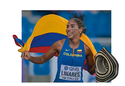 La atleta colombiana Natalia Linares es una de las figuras de la delegación nacional que compite en Ayacucho, Perú, en los Juegos Bolivarianos.<span class="mln_uppercase_mln"> </span><span class="mln_uppercase_mln">FOTO</span> <b><span class="mln_uppercase_mln">cortesía COC</span></b>