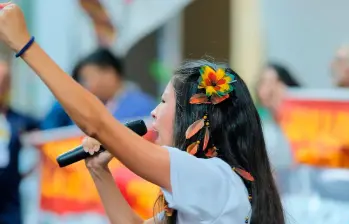 Manifestantes protestan durante la acción Fin del Mercado Mundial en la COP30 en Belém, Brasil. FOTO UNFCCC y Diego Herculano