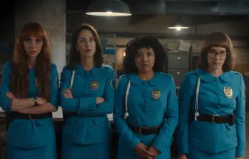 Natalia Téllez, Bárbara Mori, Amorita Rasgado y Ximena Sariñana son las protagonistas de Las Azules. FOTO: Cortesía Apple TV.