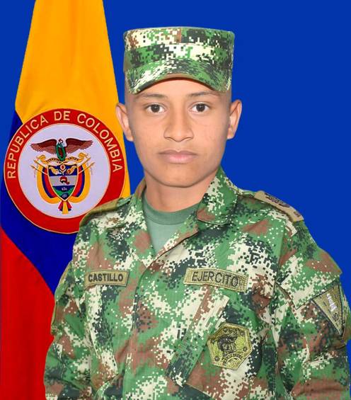 Soldado Jhony Andrés Ospino, dejado en libertad por el Eln este lunes. FOTO: Cortesía