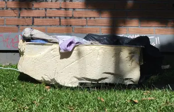 En nevera abandonada encontraron a hombre sin vida en Medellín. FOTO: CORTESÍA
