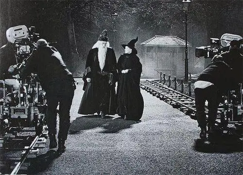 Fotografía tomada hace 25 años durante la producción de “Harry Potter y la piedra filosofal” Foto: redes sociales