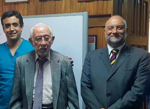 En el centro el fallecido Mario Montoya Toro. Foto @CAMILOOSORIOB