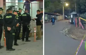 Riña en medio de un rodaje en Bogotá deja tres muertos y cuatro capturados. FOTO: Tomada de Citi TV.