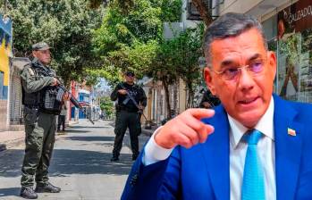 Tras salir del debate de moción de censura, el ministro de Defensa Jorge Mora señaló que hay 1.500 hombres desplegados en Santa Marta. FOTOS: AFP y Cámara de Representantes