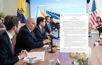Con esta agenda, Colombia busca fortalecer su posición en sectores considerados estratégicos para la transición energética y pasar de una relación centrada en la extracción de recursos a otra que incluya industria, tecnología, empleo formal, investigación e innovación. FOTO: Cancillería.