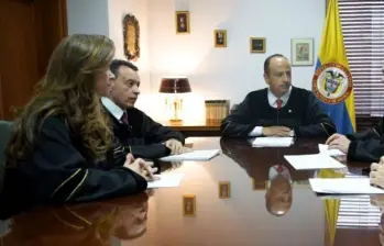 La magistrada Cristina Lombana y el magistrado César Reyes han estado enemistados desde hace varios meses y en la Sala hay tensión para todas las decisiones. Foto: Corte Suprema de Justicia. 